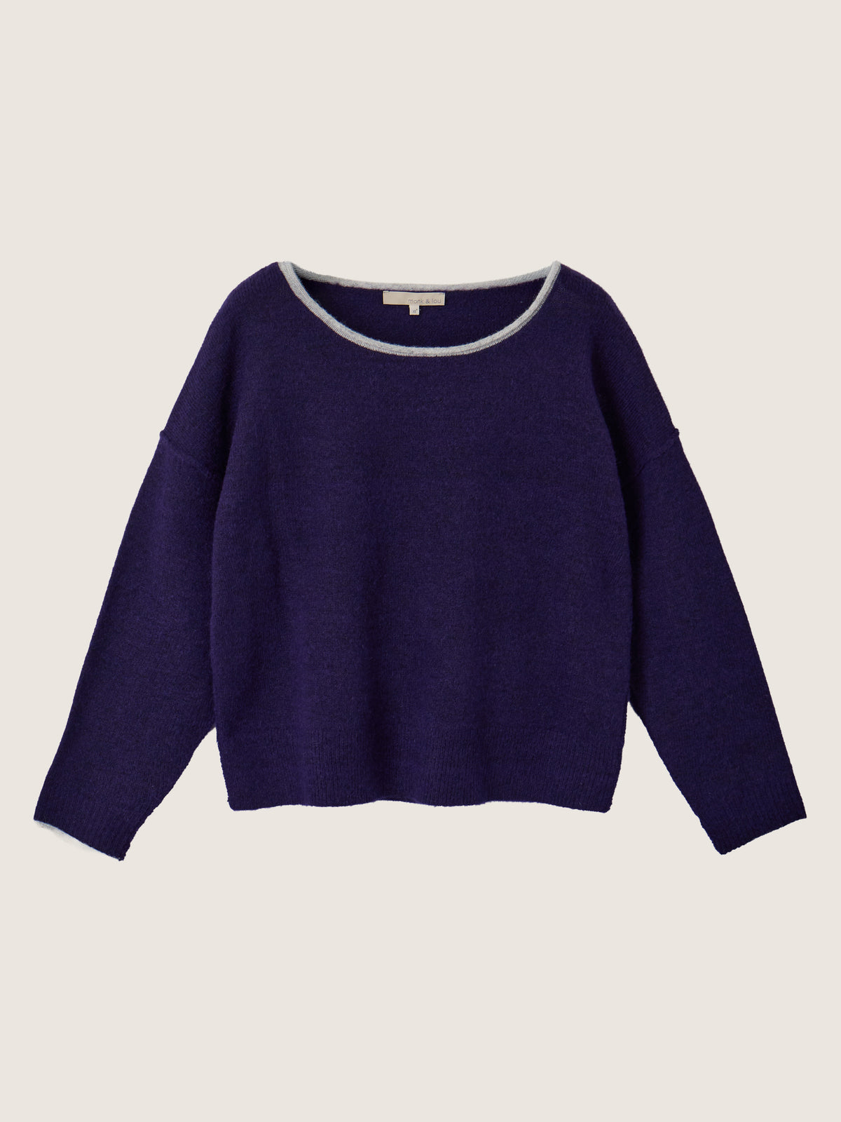 MONK & LOU - Shiloh Relaxed Pullover Sweater -