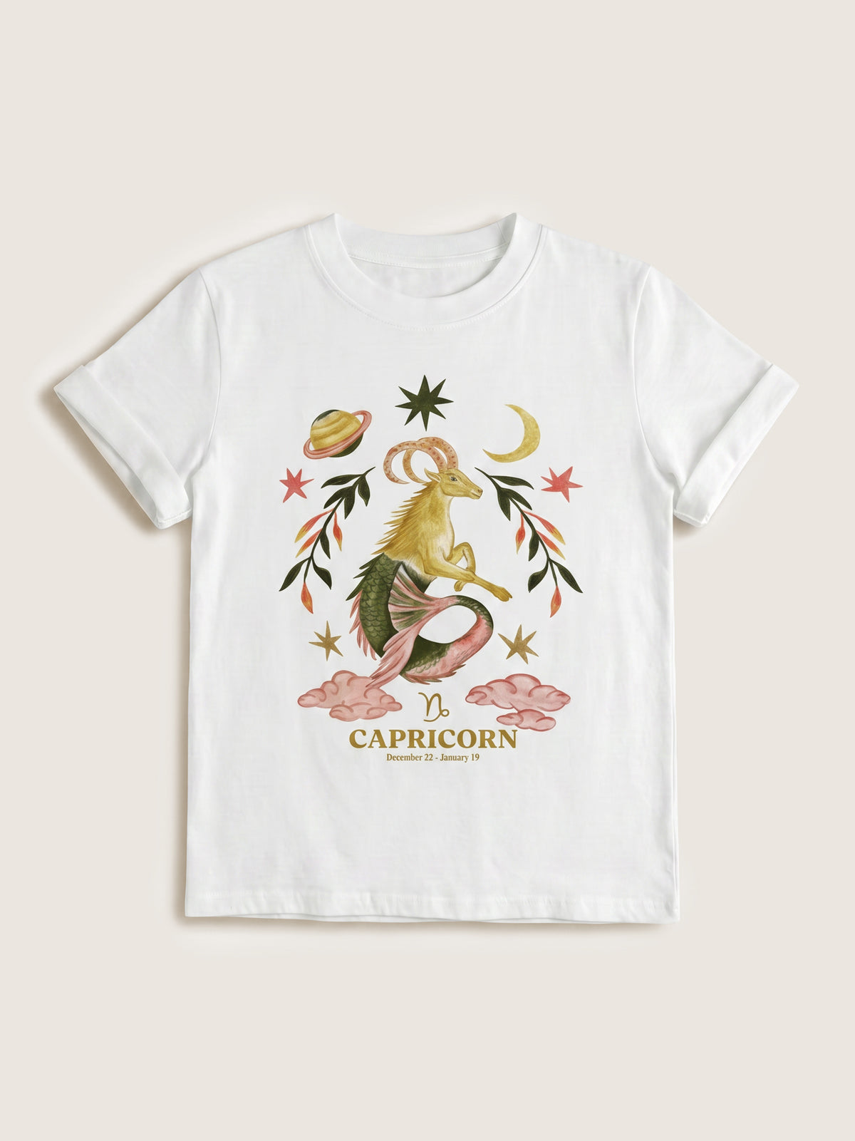 GIRL DANGEROUS - Capricorn Zodiac Boyfriend T-Shirt -