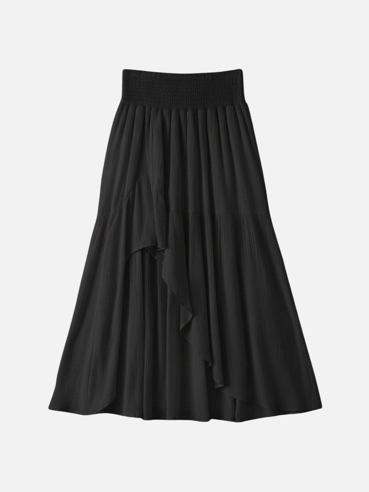 PROPAGANDA - Shelly Ruffle Maxi Skirt - Black