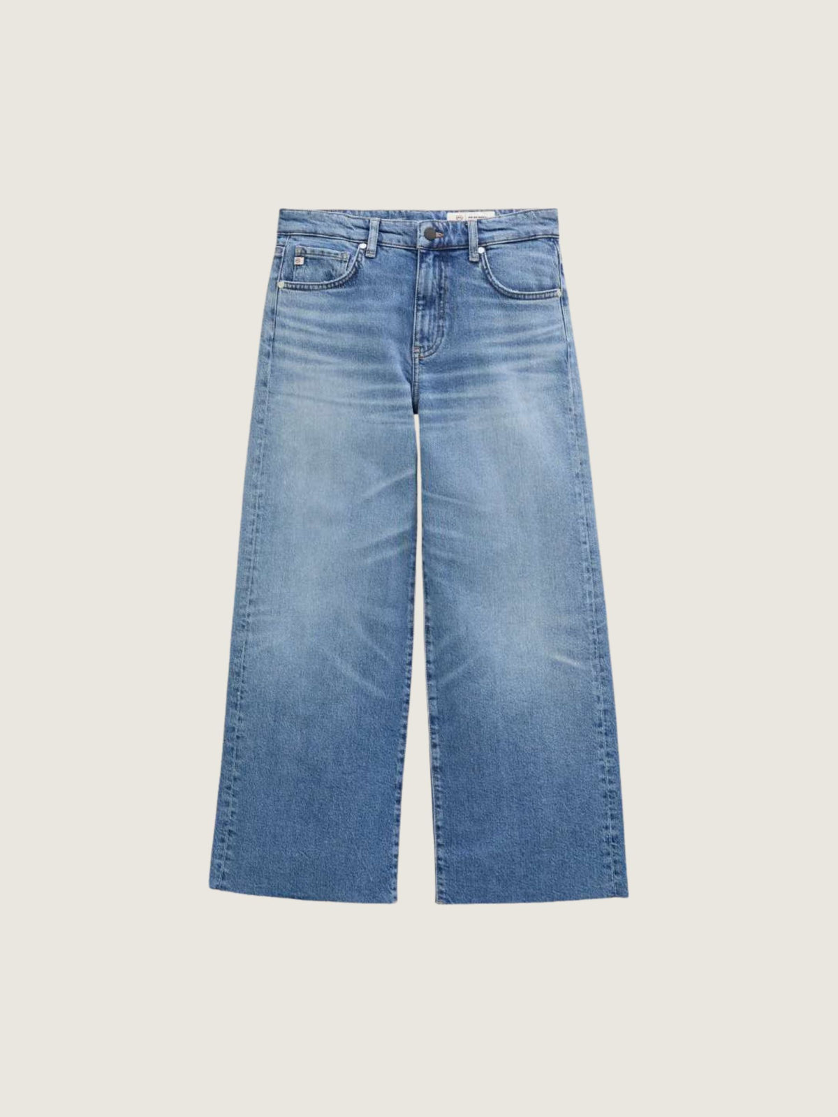 AG - Saige Wide Leg Cropped Jeans -