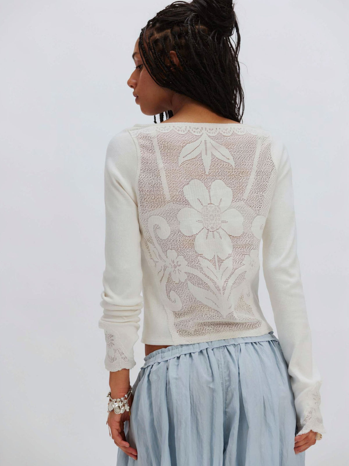 FREE PEOPLE - Delilah Longsleeve Top -