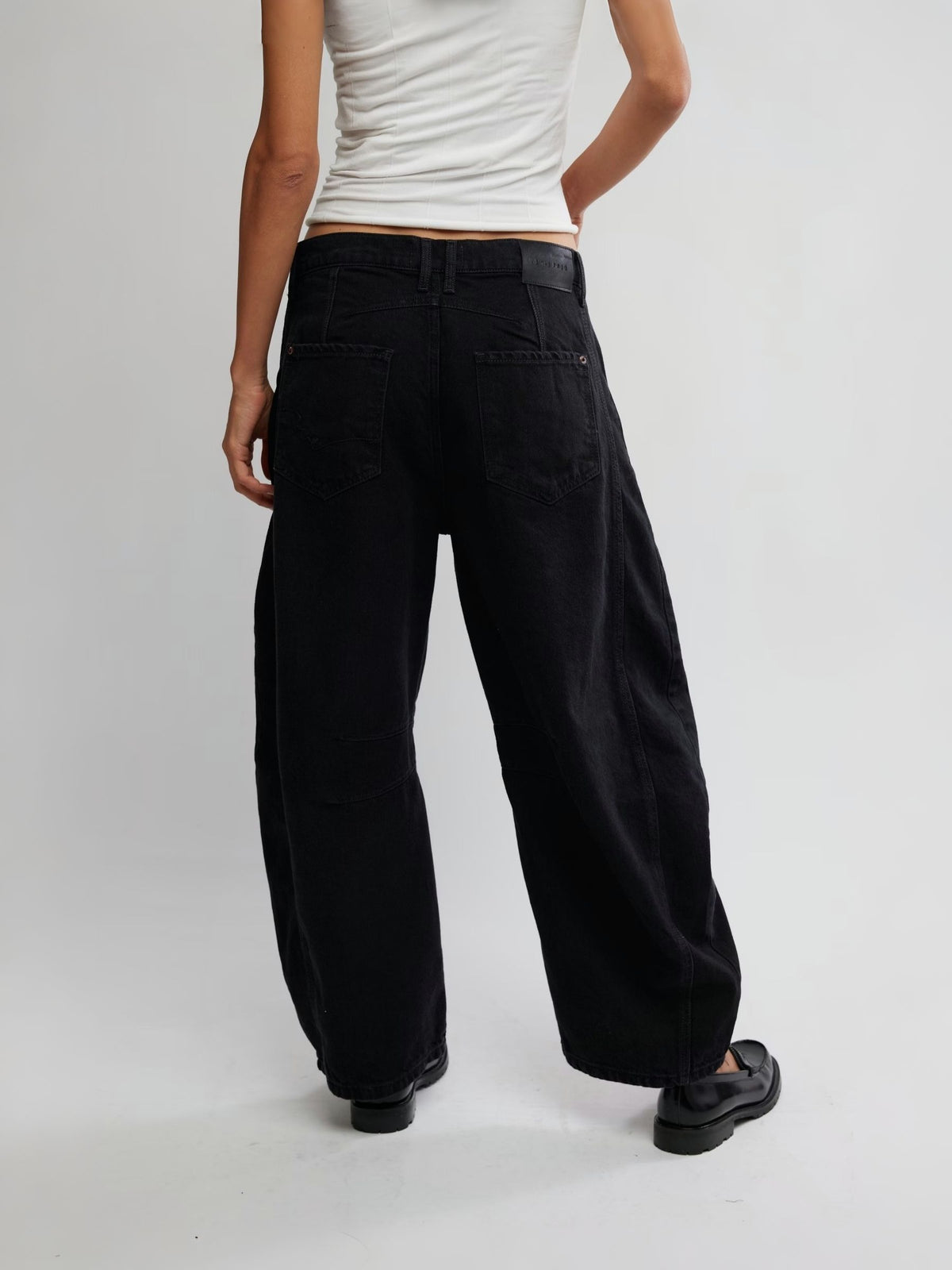 FREE PEOPLE - Good Luck Barrel Jeans -