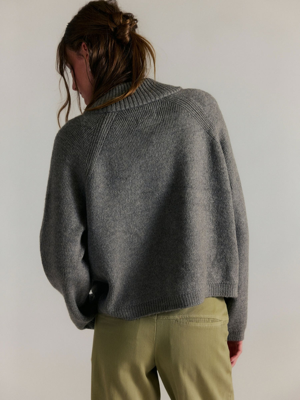 FREE PEOPLE - On It Half Zip Sweater -