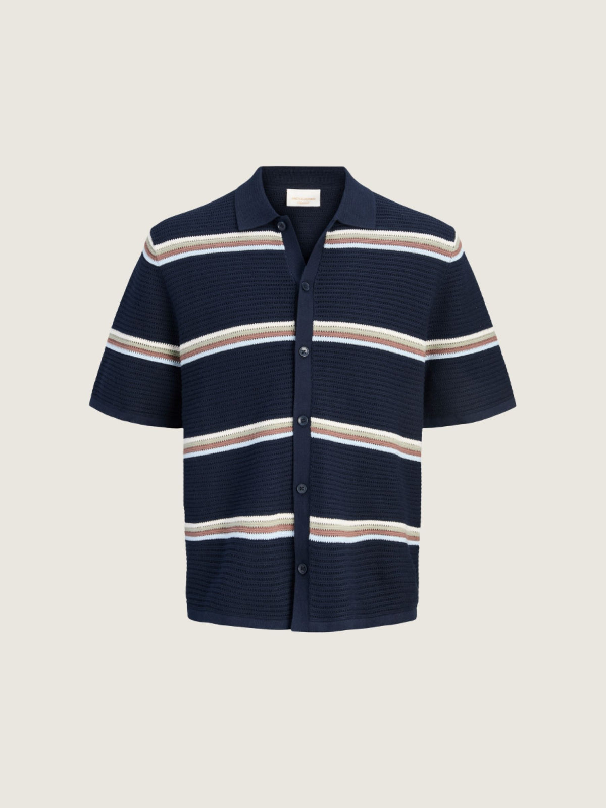 JACK & JONES - Maine Knit Shortsleeve Polo -