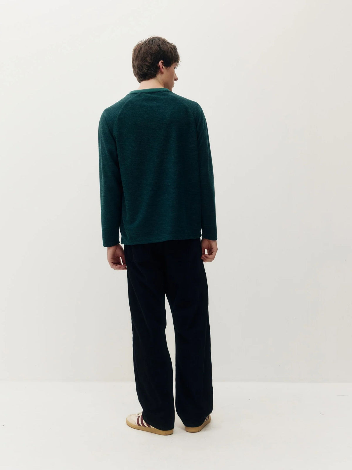 KUWALLA - Marled Thermal Longsleeve Top -