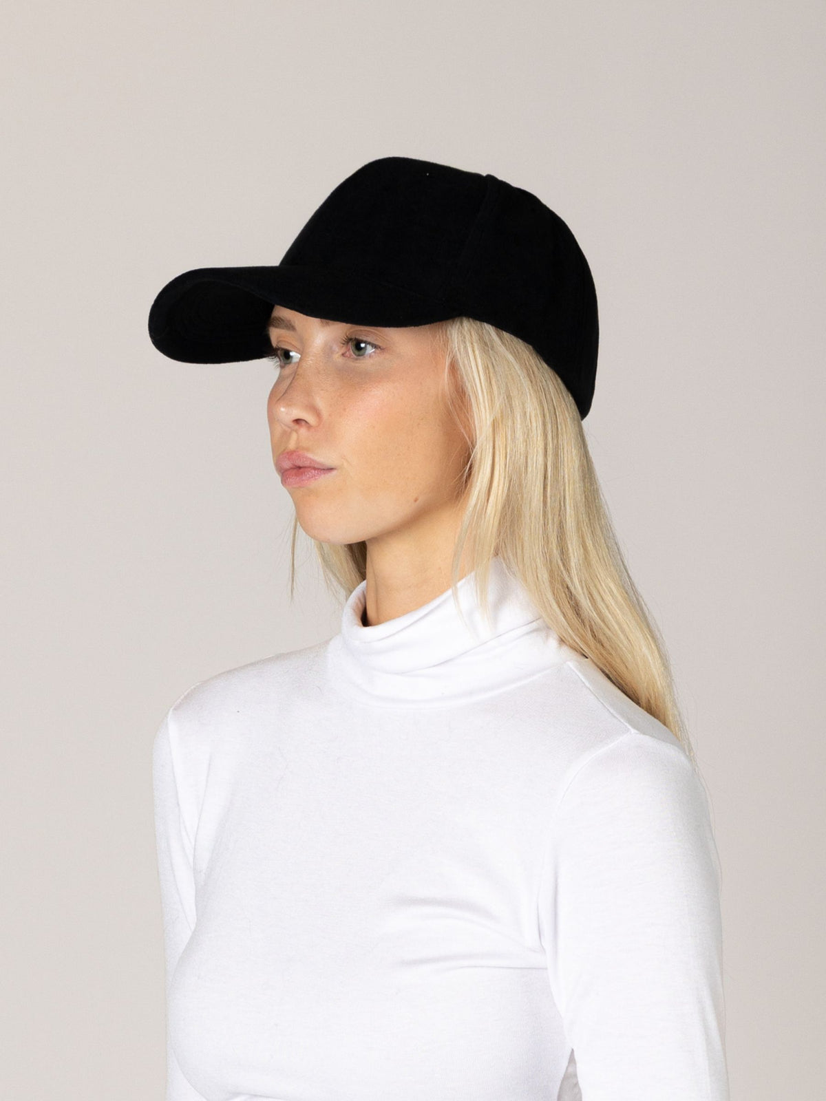 LYLA + LUXE - Faux Suede Baseball Hat -
