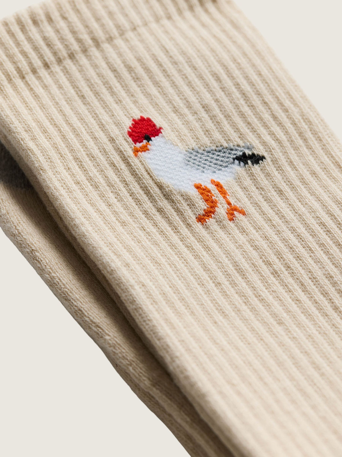 REVOLUTION - Jacquard Gull Crew Socks -
