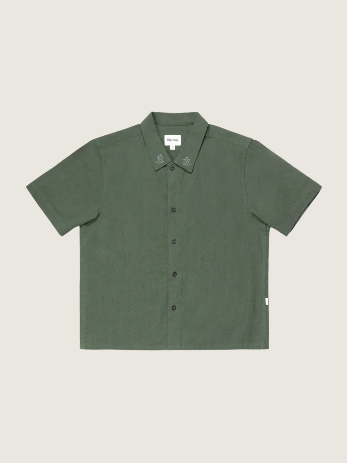 RHYTHM - Grange Crop Shortsleeve Shirt -