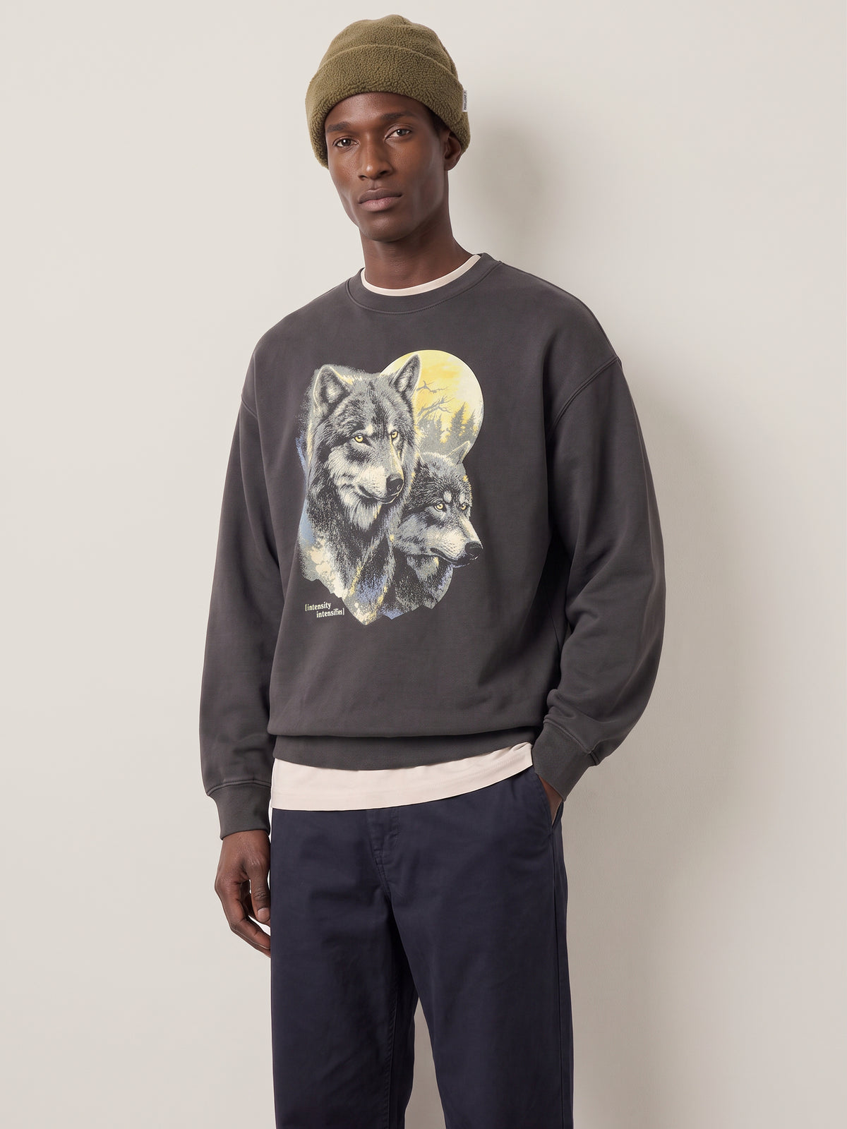 LEVI'S - Sunset Lone Wolf Crewneck Sweatshirt - 