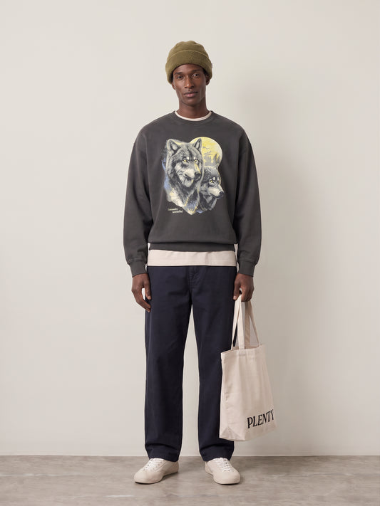 LEVI'S - Sunset Lone Wolf Crewneck Sweatshirt - 