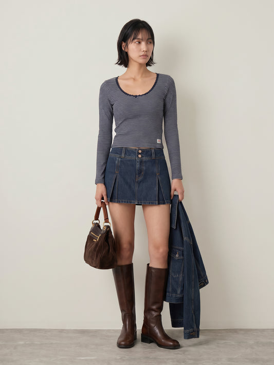 Dry Goods Pointelle Longsleeve Top