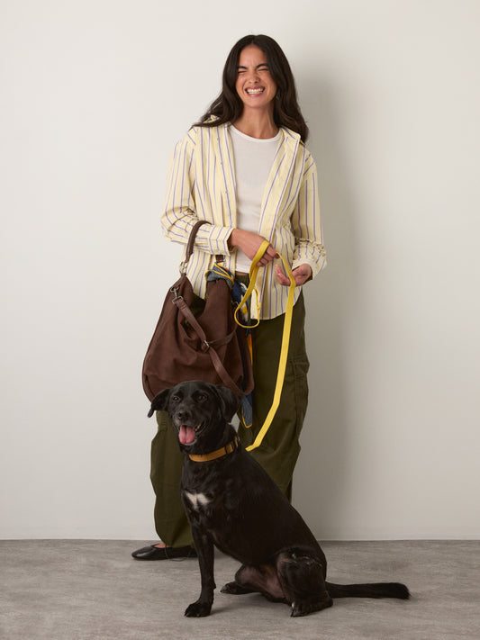 LEVI'S - Harlie Boyfriend Striped Shirt - Constanza Stripe French Vanilla
