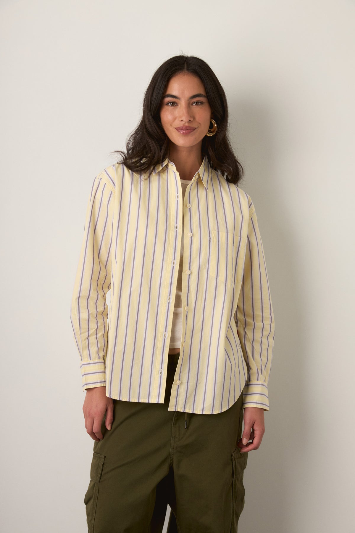 LEVI'S - Harlie Boyfriend Striped Shirt - 