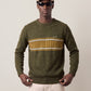 RHYTHM - Mohair Stripe Knit Sweater - 