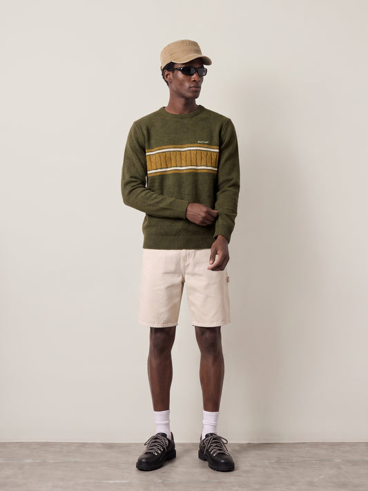 RHYTHM - Mohair Stripe Knit Sweater - 