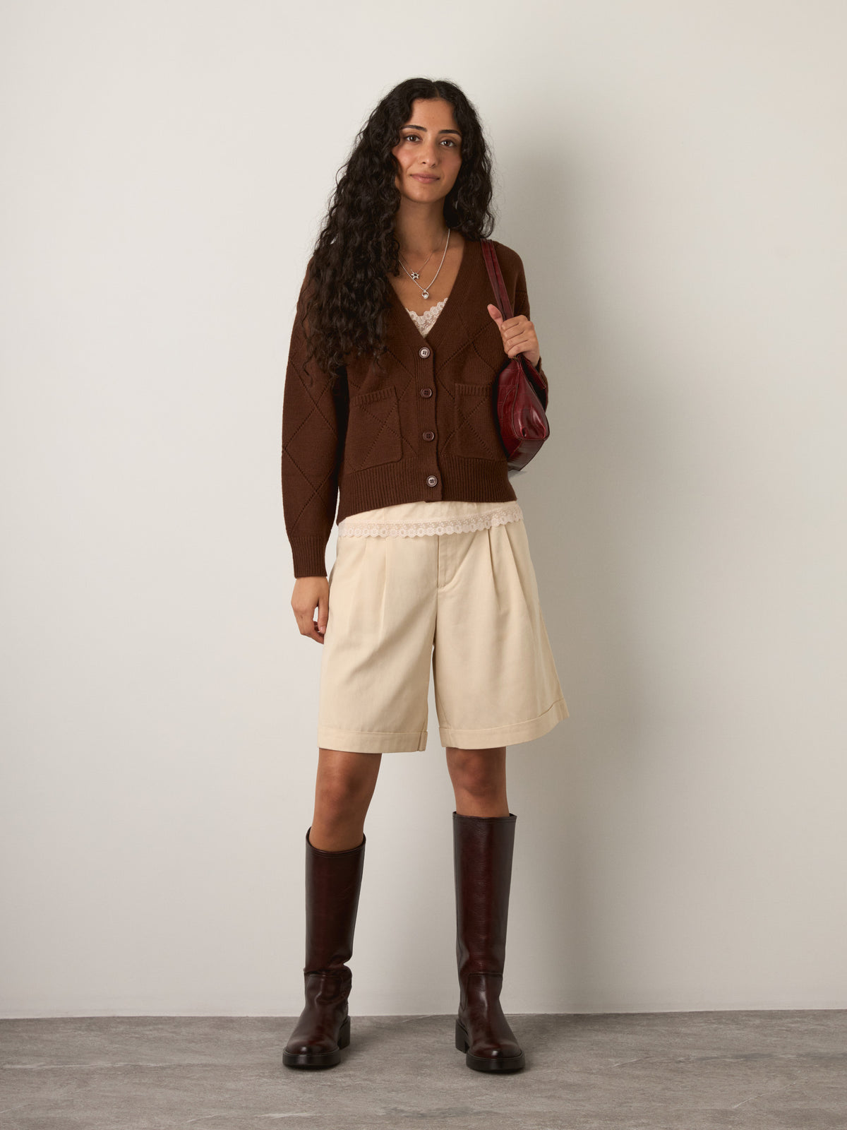 ONLY - Marly Bermuda Shorts - Sandshell