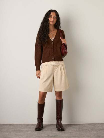 ONLY - Marly Bermuda Shorts - Sandshell