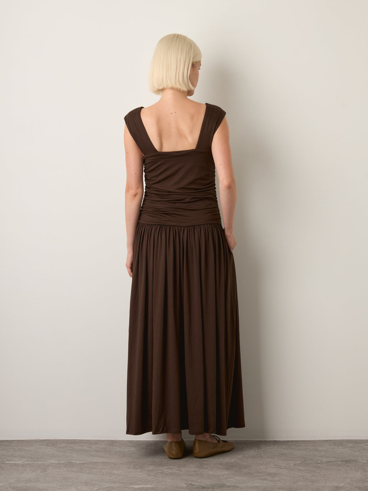 LOVEFINN - Boatneck Jersey Dress - 