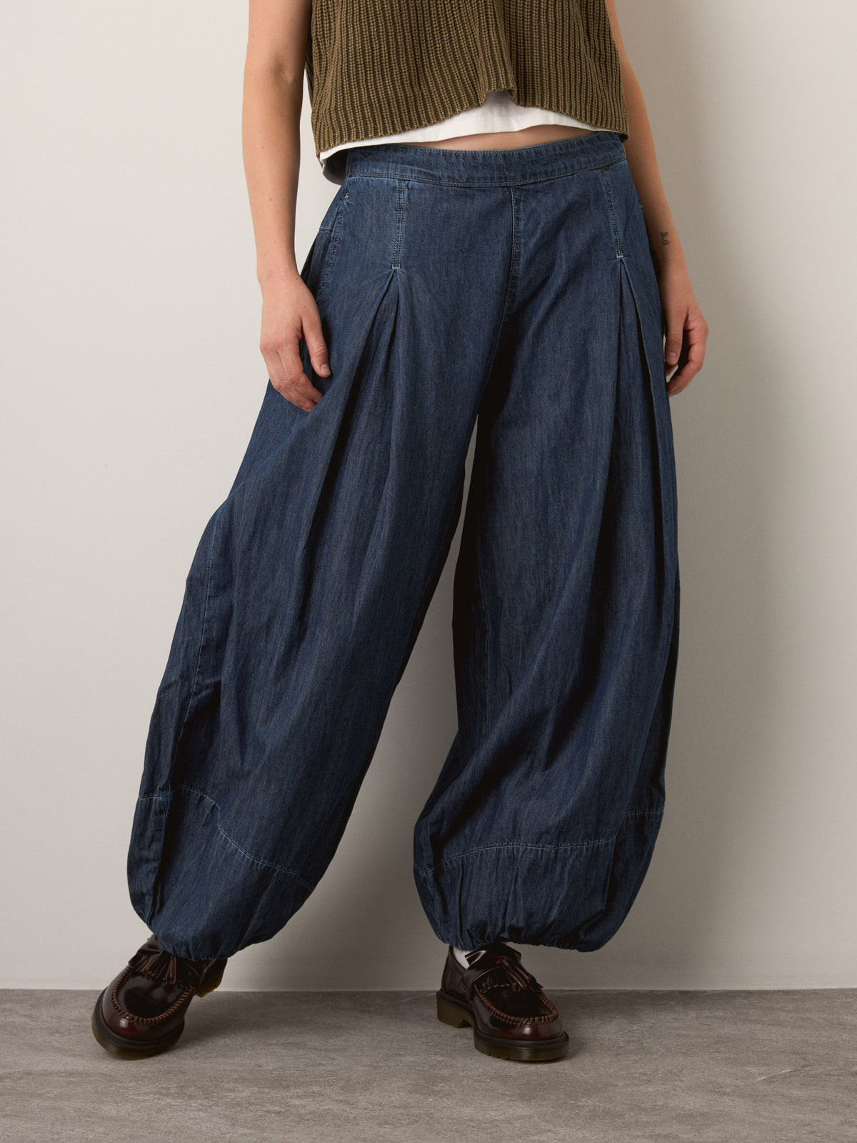 FREE PEOPLE - Moonflower Balloon Jeans - 