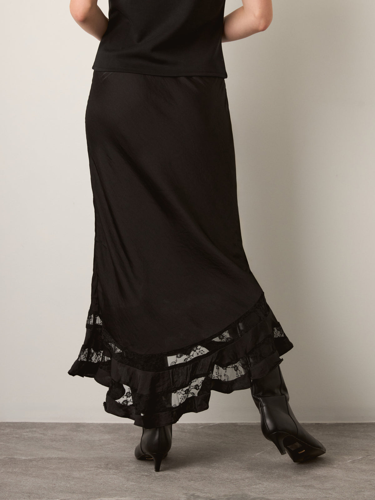 FREE PEOPLE - Long Lost Lover Slip Skirt - 