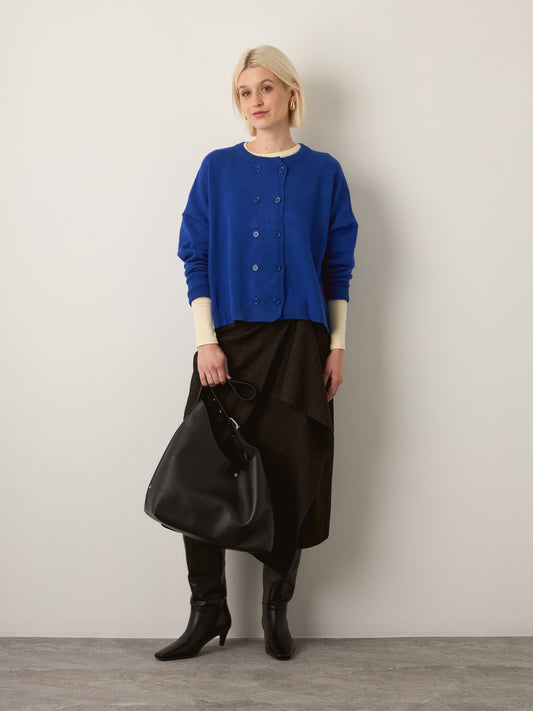 FRNCH - Chichi Pullover Cardigan - Bleu Electrique