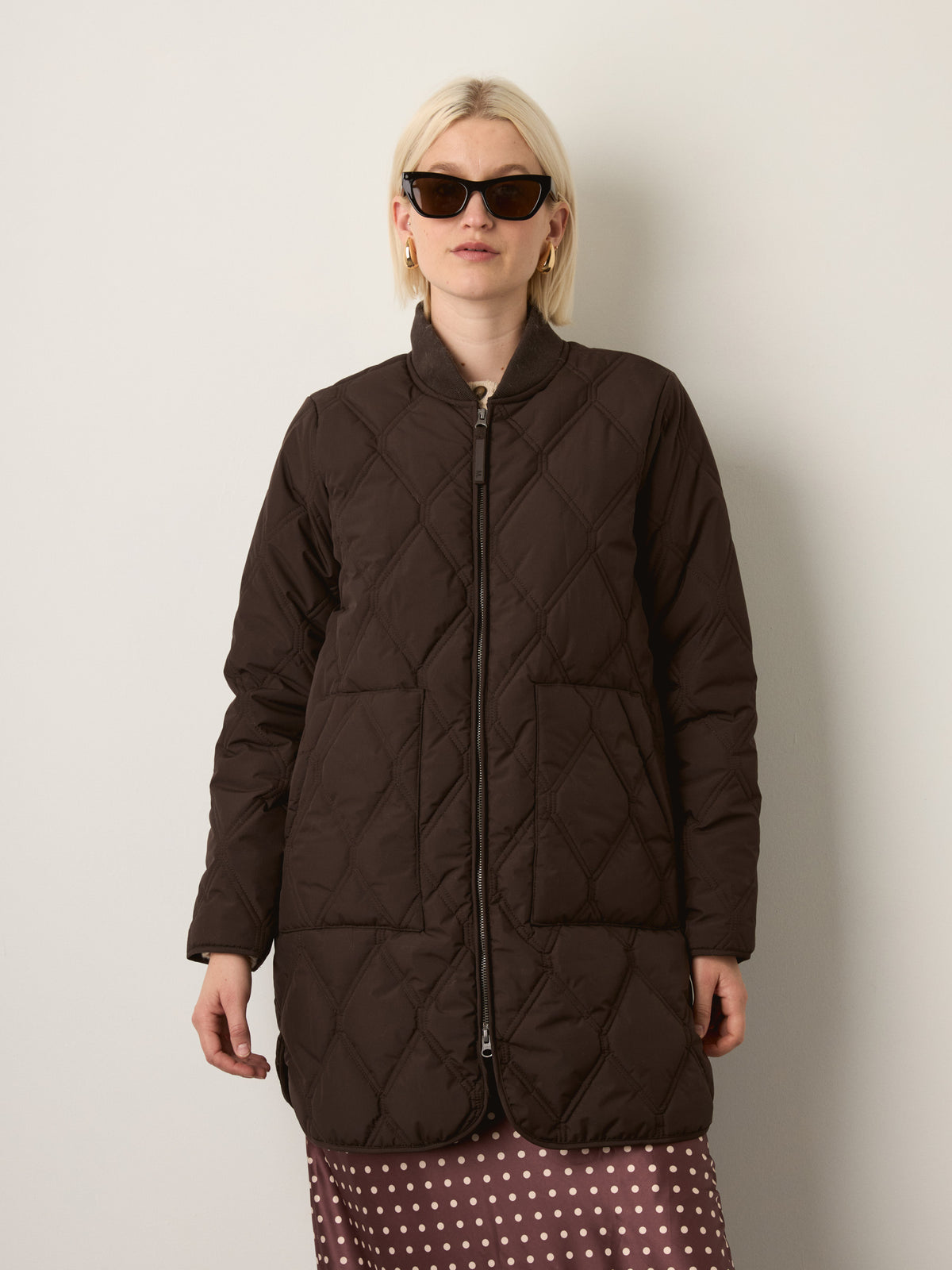MONK & LOU - Jimmi Long Bomber Jacket - 