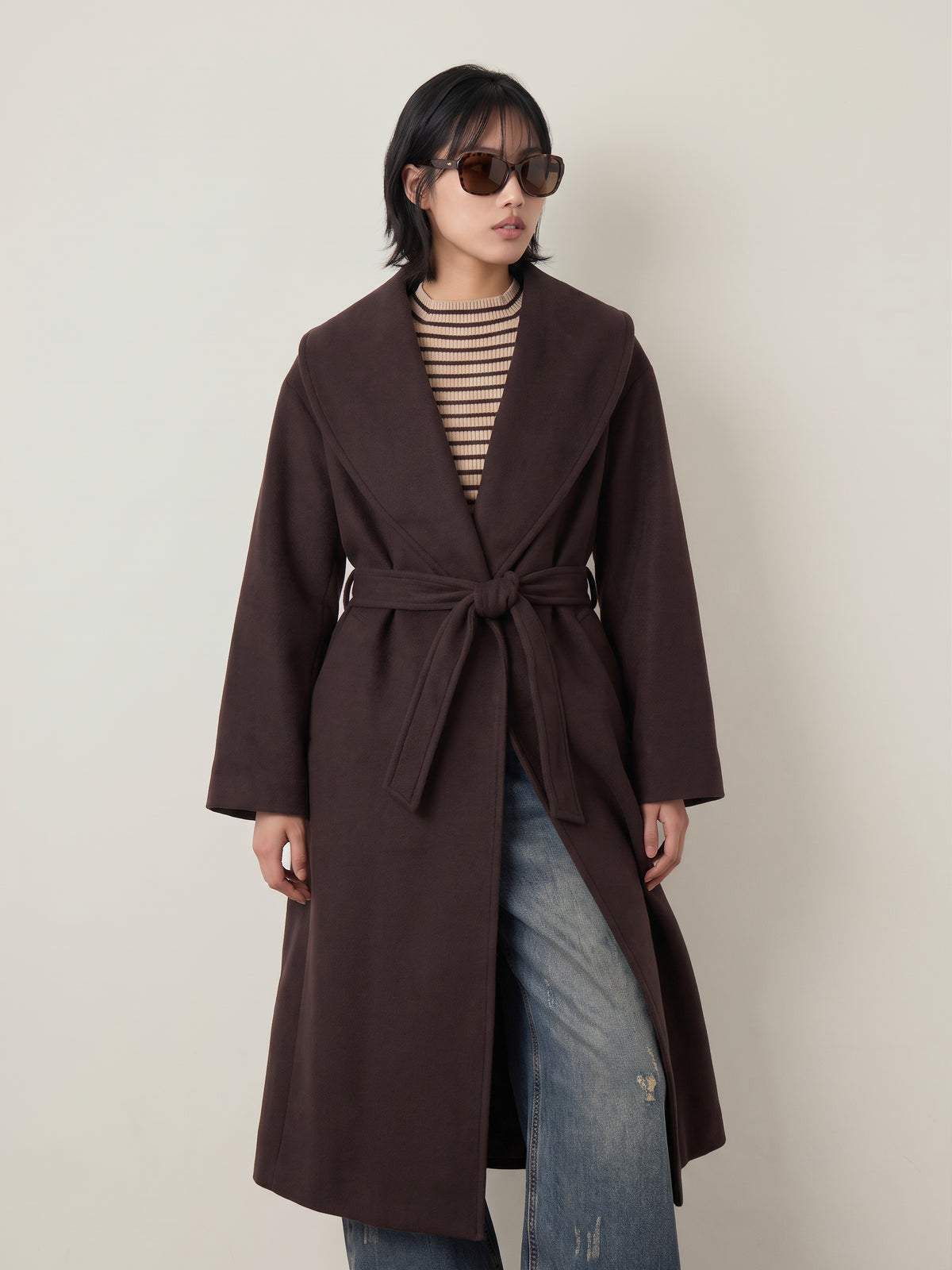 Bergen Long Wrap Coat
