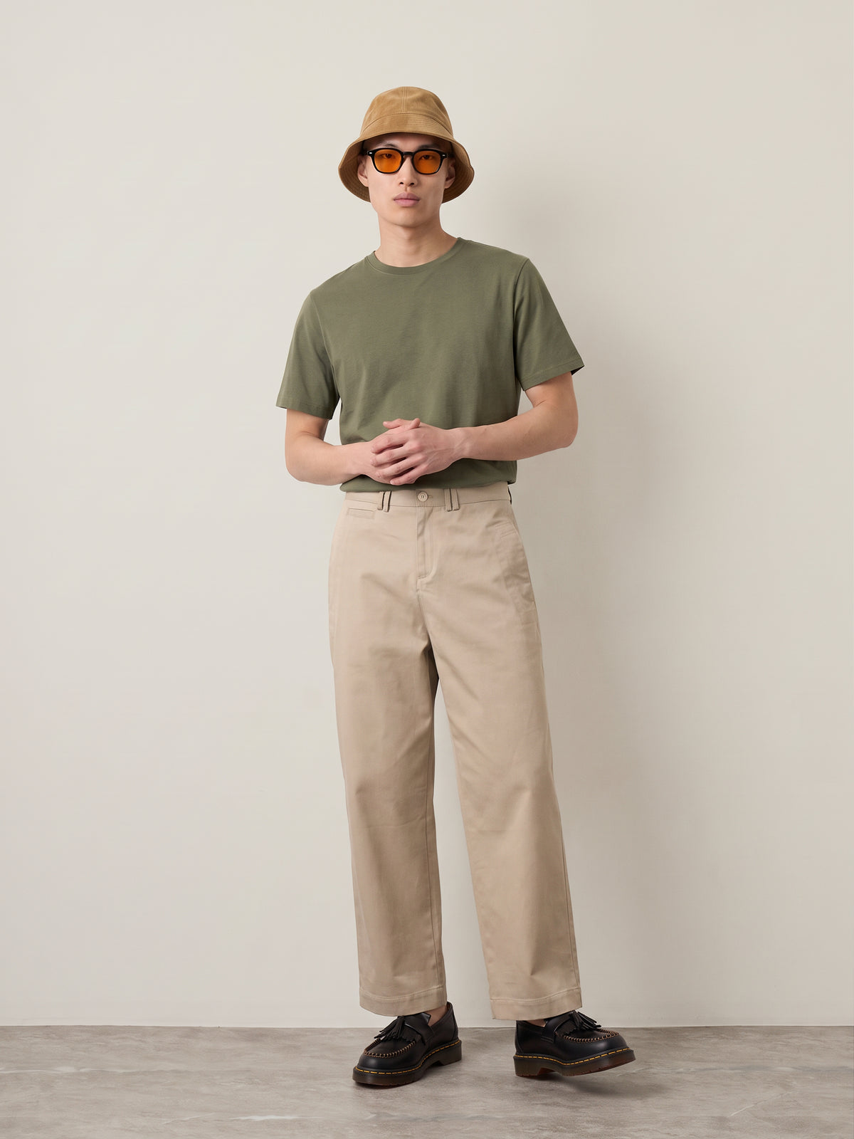 JACK & JONES - Organic Basic Crewneck T-Shirt - Olive Night