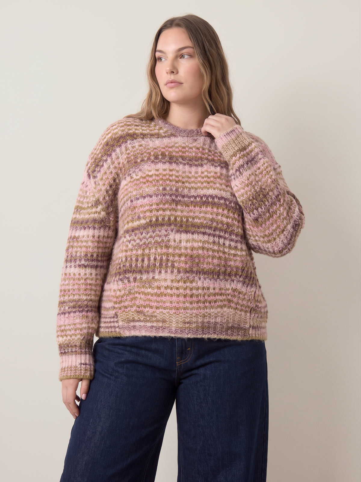 JJXX - Simone Space Dye Crewneck Sweater - 