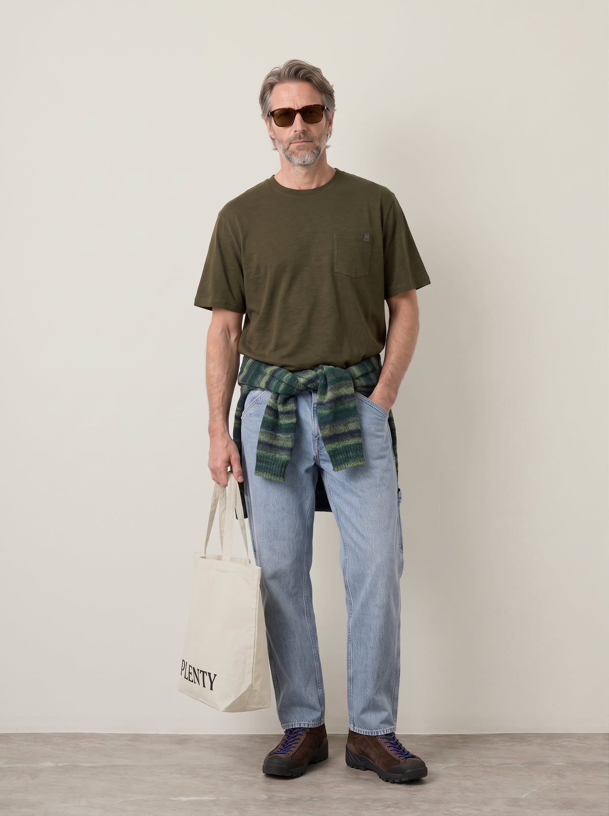 JACK & JONES - Dover Slub Pocket T-Shirt - Rosin