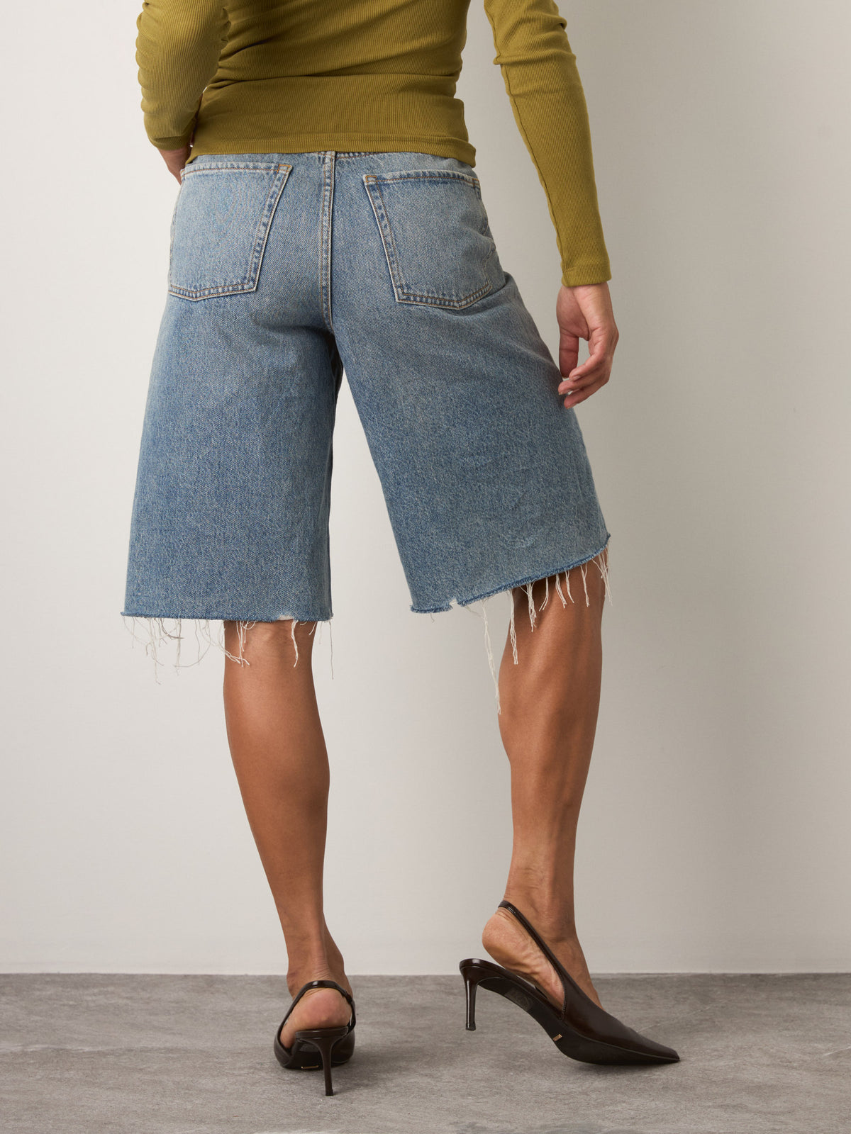 JJXX - Tokyo Long Denim Shorts - 