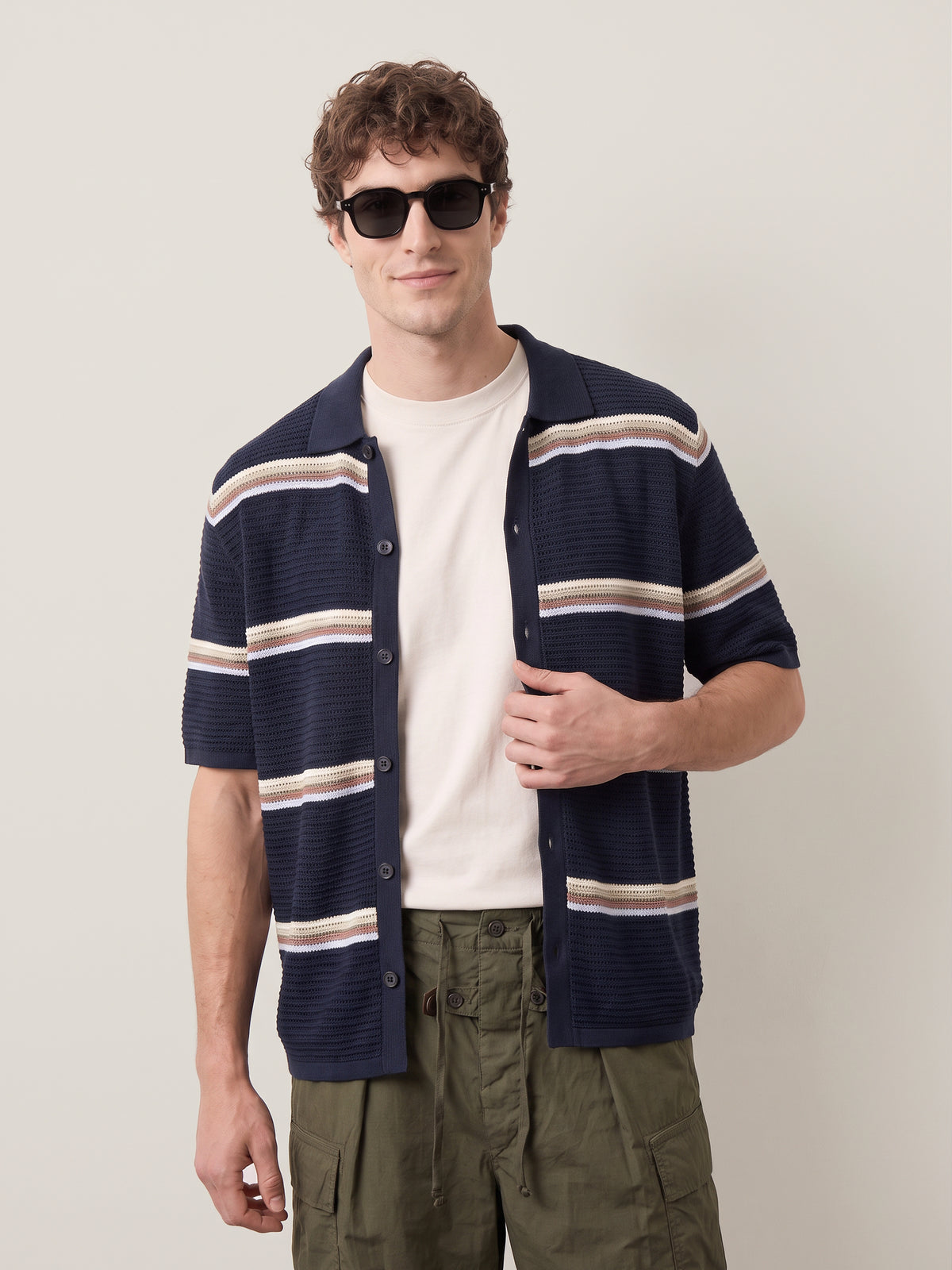 JACK & JONES - Maine Knit Shortsleeve Polo - 