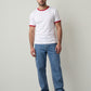 JACK & JONES - San Remo Shortsleeve T-Shirt - Bright White / Red