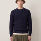 Premium Callum Cable Knit Crewneck Sweater
