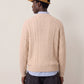 Premium Callum Cable Knit Crewneck Sweater