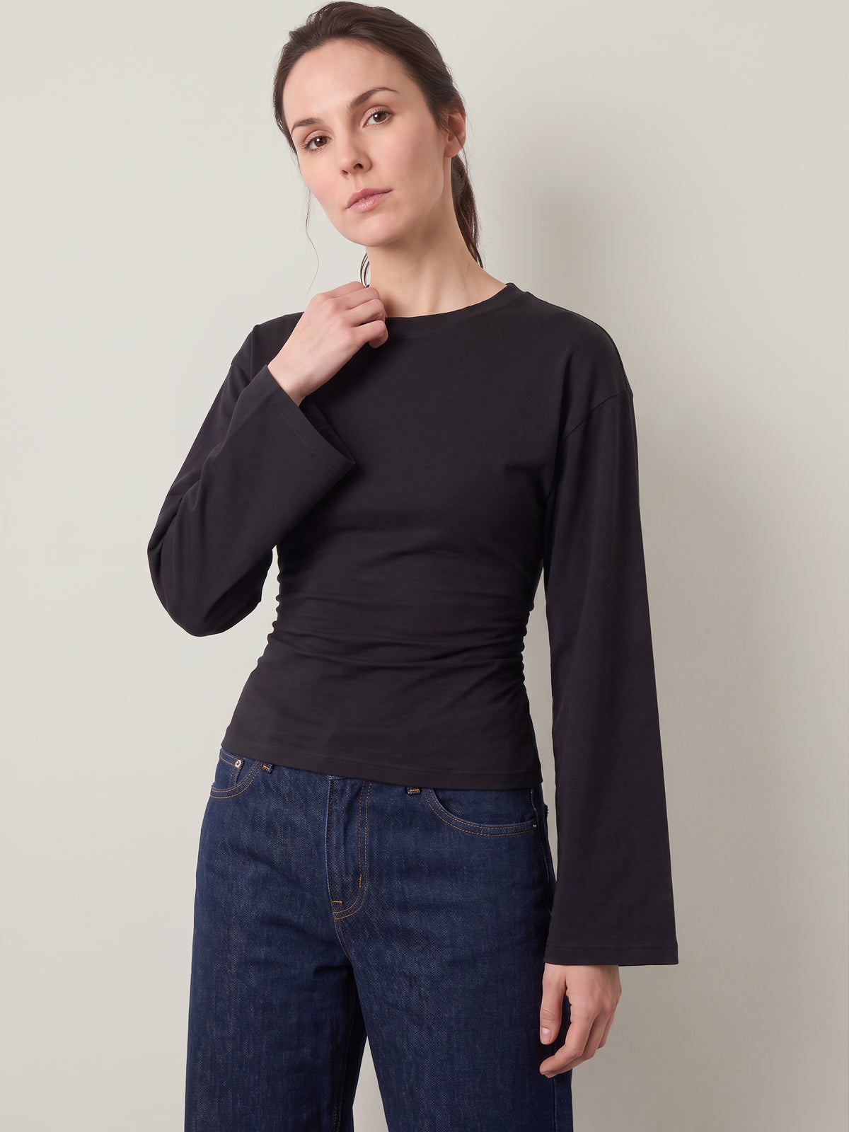 JJXX - Paloma Ruched Longsleeve Top - 