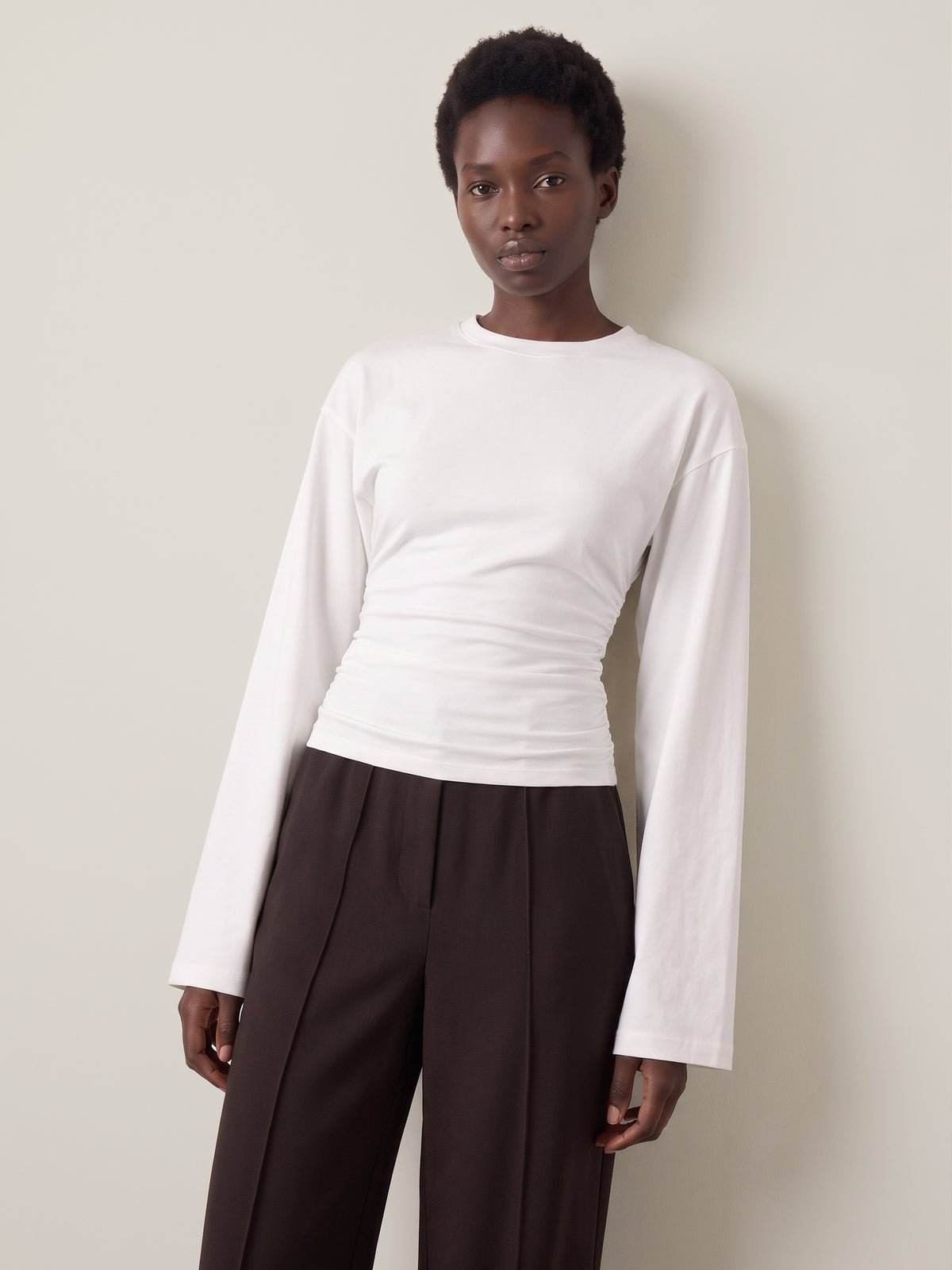 JJXX - Paloma Ruched Longsleeve Top - 