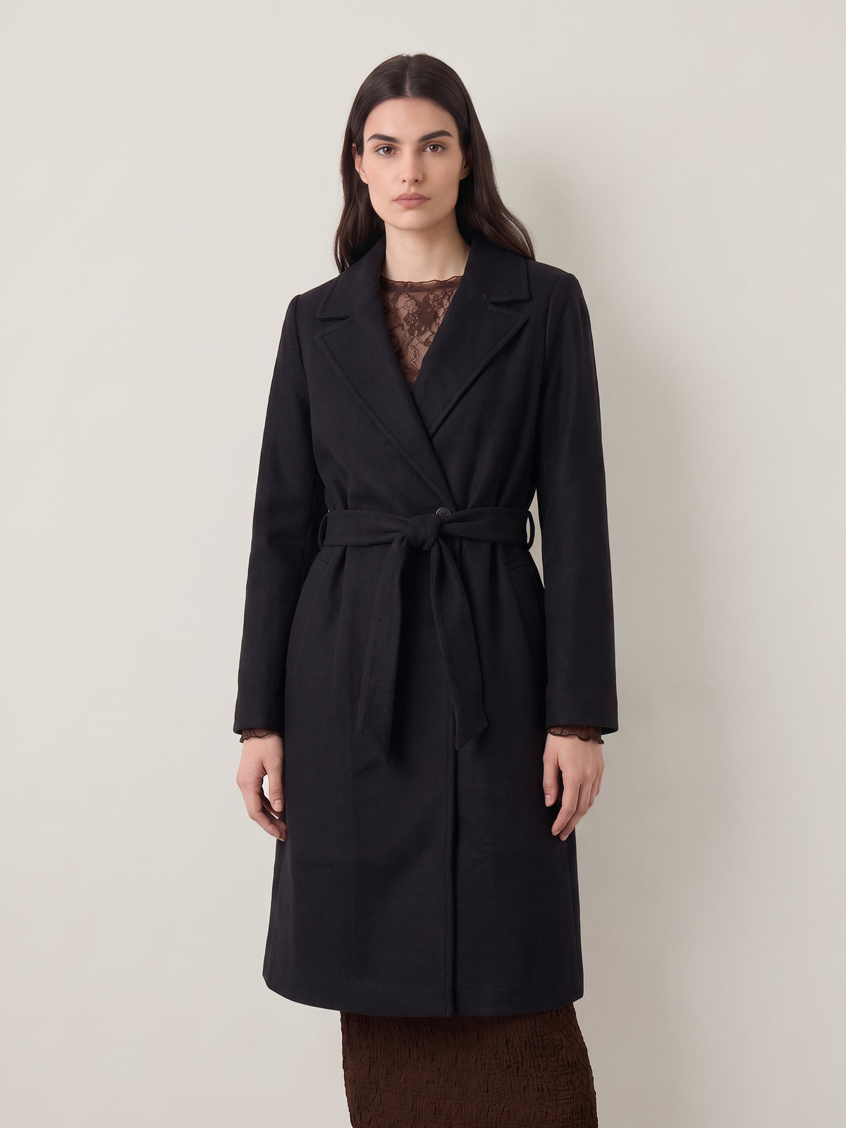 Alvilda Wrap Long Coat