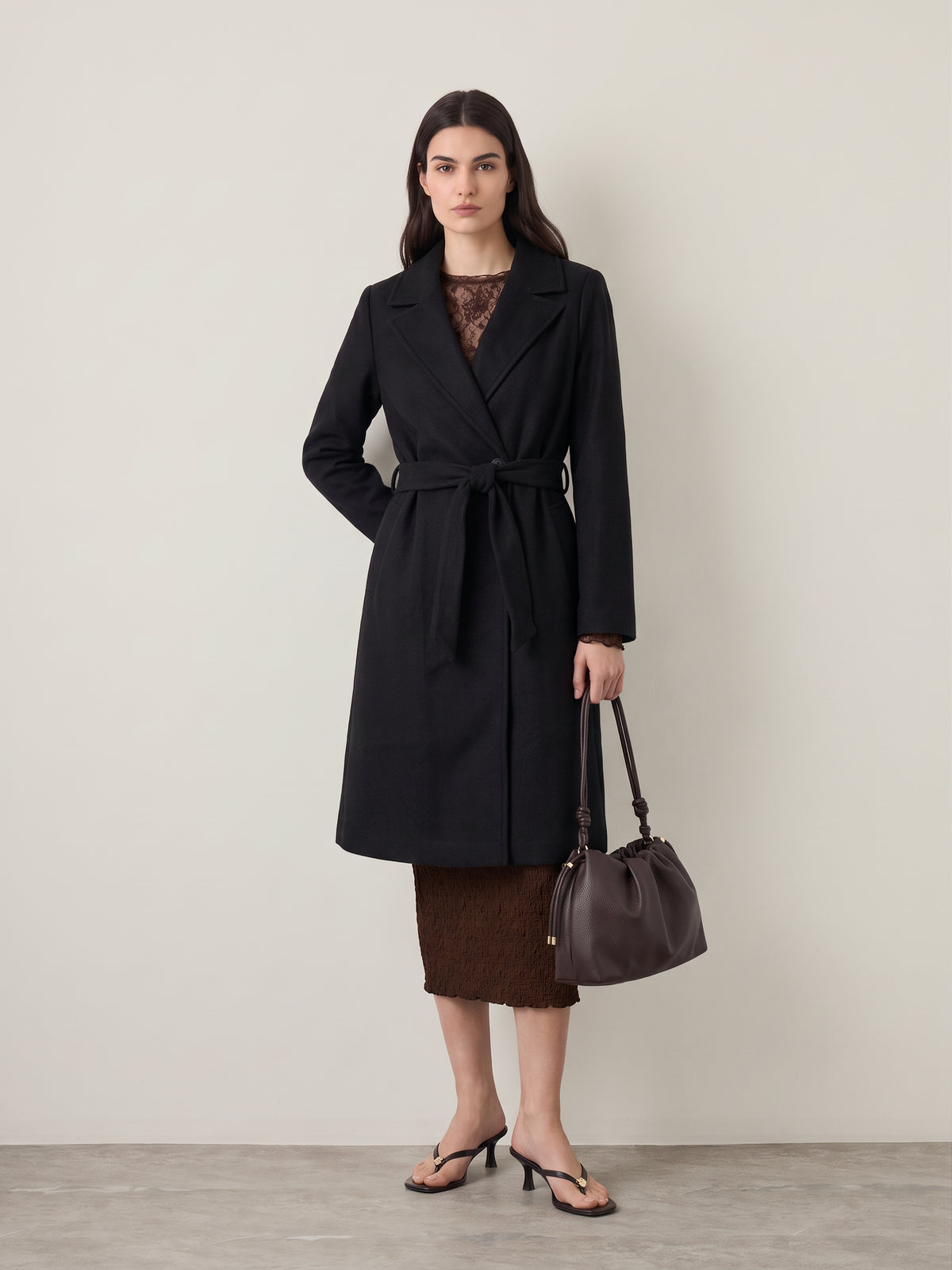 Alvilda Wrap Long Coat