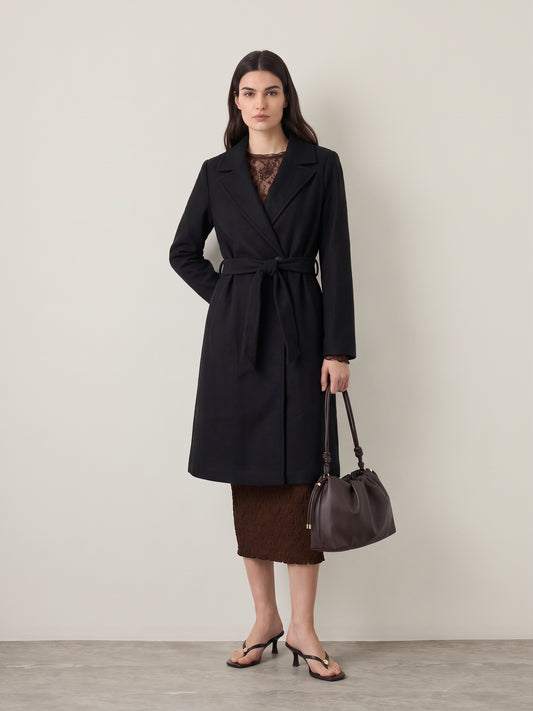 Alvilda Wrap Long Coat