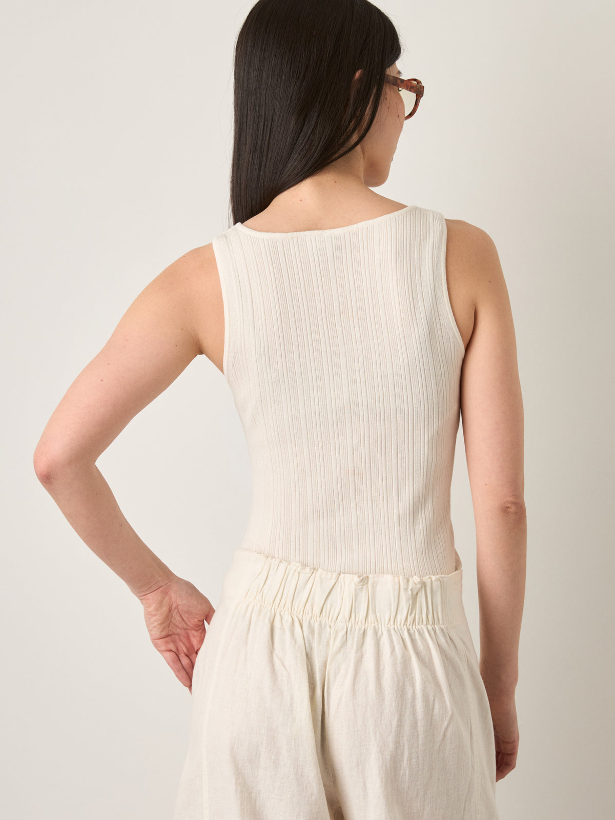 ONLY - Bree Square Neck Knit Tank Top - 