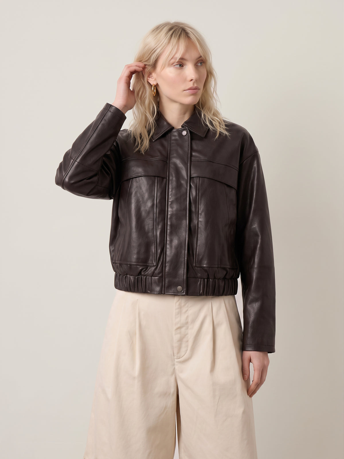 ONLY - Melle Faux Leather Jacket - 