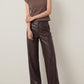 ONLY - Neli Faux Leather Barrel Pants - 