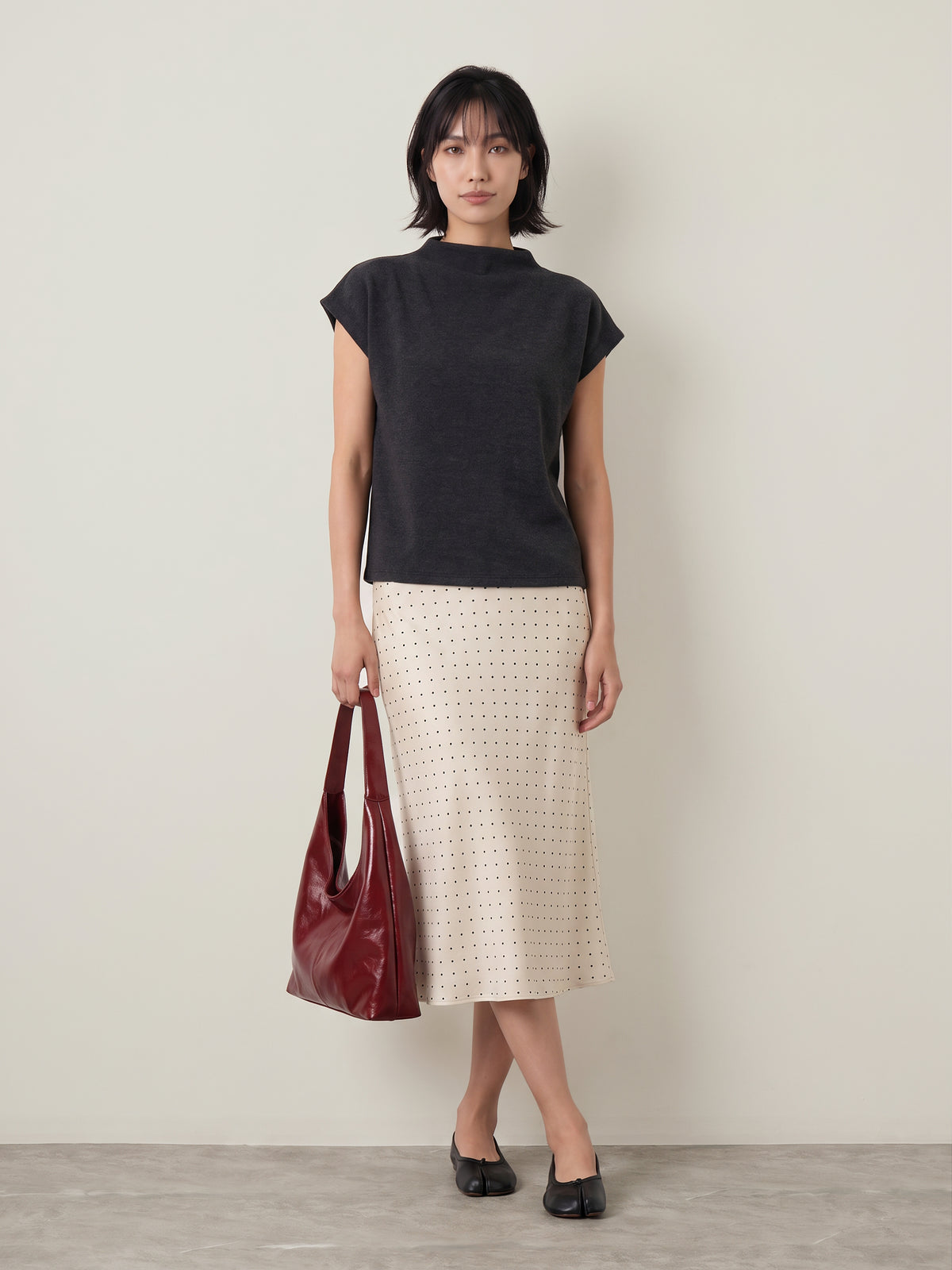 ONLY - Matty Top - Dark Grey Melange