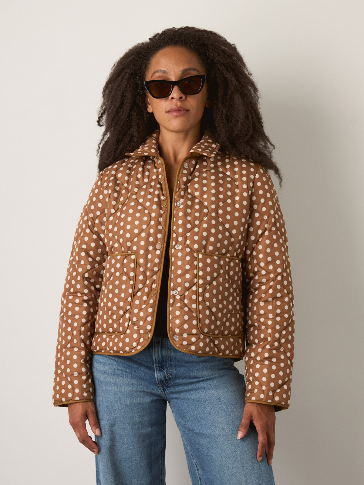 ONLY - Dot Quilted Jacket - 