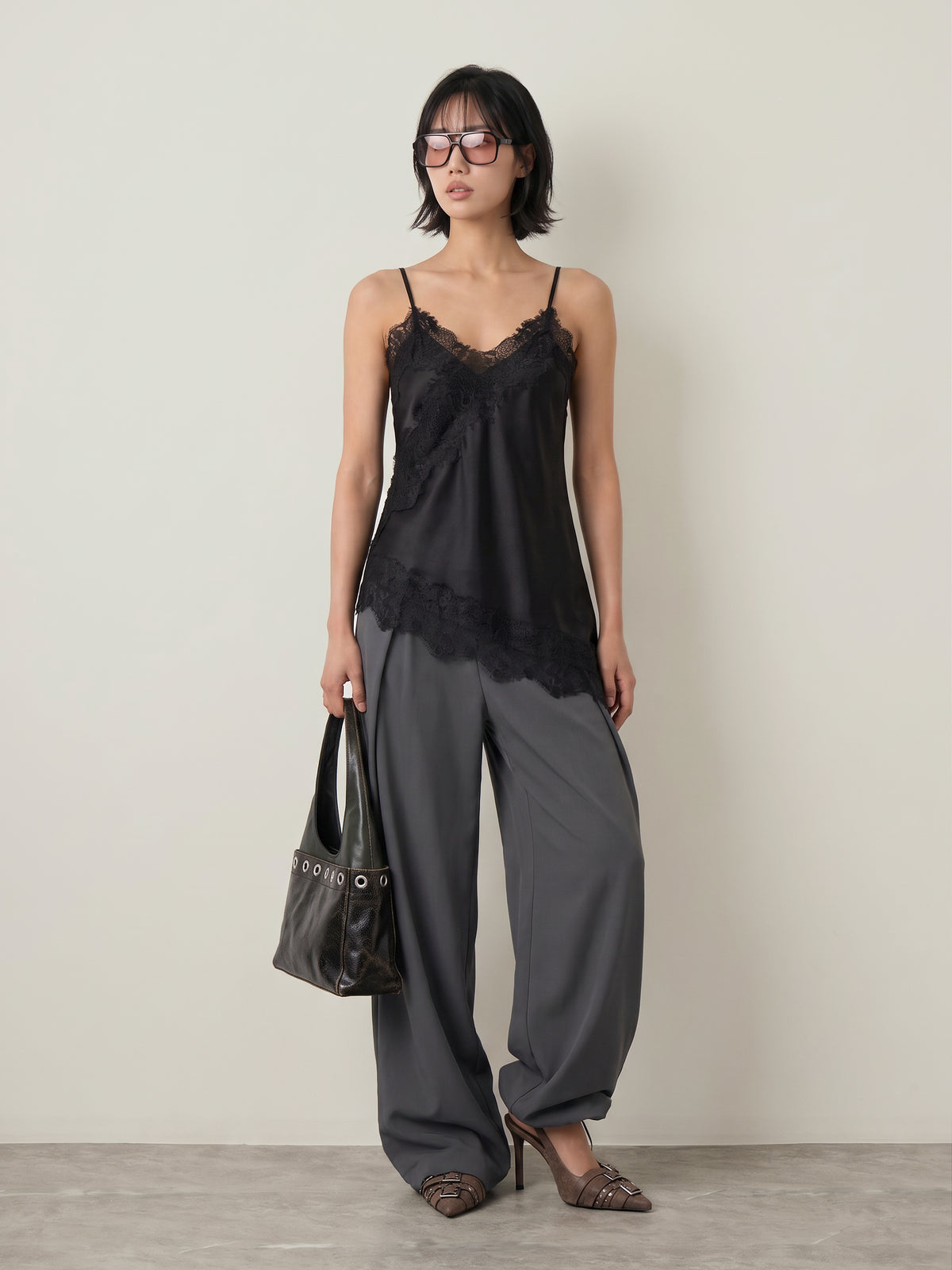 ONLY - Indona Satin Lace Camisole - 