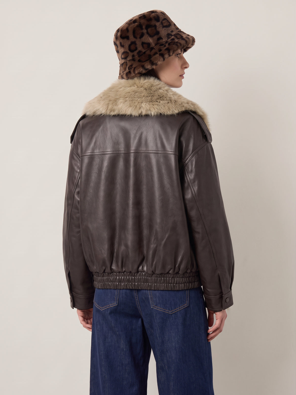 Kim Faux Leather Jacket