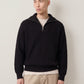 SELECTED - Half-Zip Knit Pullover Sweater - 