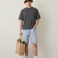 SELECTED - Cory Boxy Shortsleeve T-Shirt - Asphalt