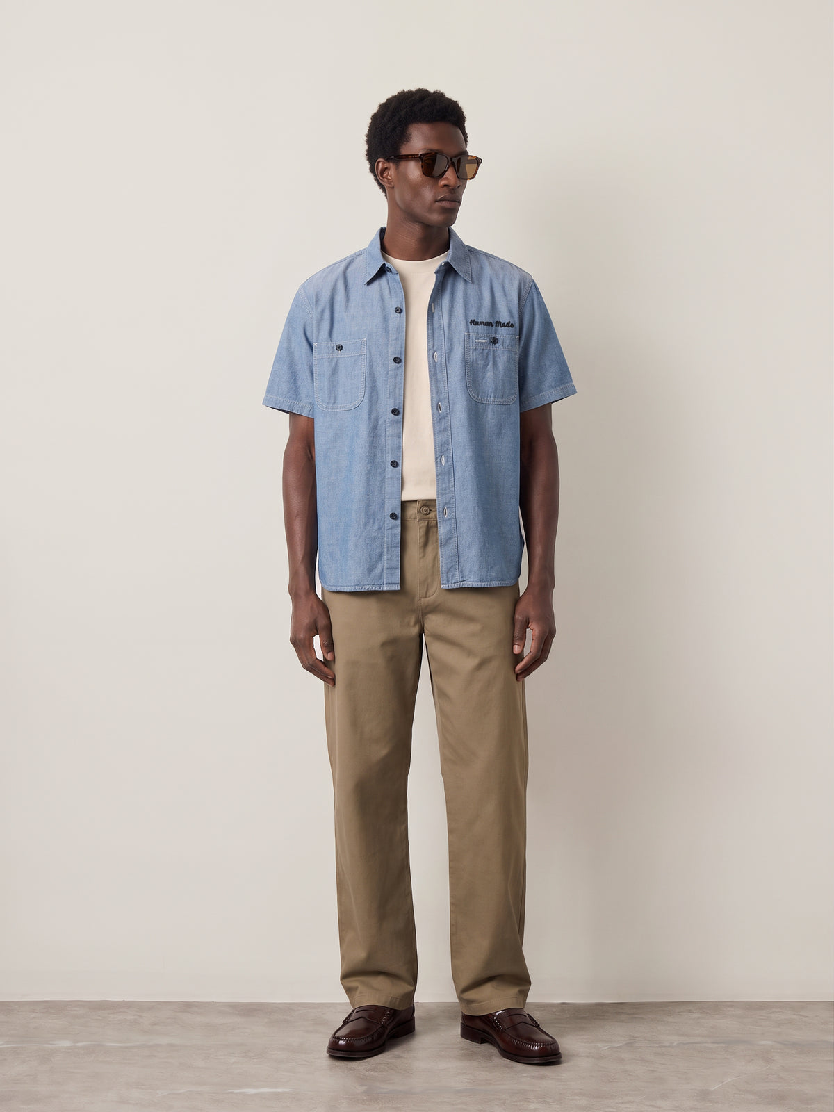 SELECTED - Miles Straight Twill Pants - 